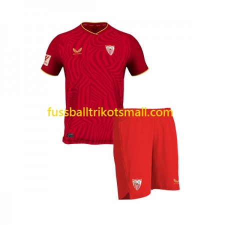 Fußballtrikots Sevilla FC Kinder 2023-2024 Kurzarm Auswärts-trikot kaufen